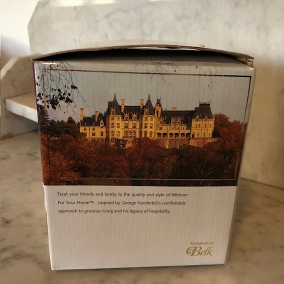 BILTMORE Leather Wrapped Ice Bucket with Ice Tongs Set - Picture 3 of 13